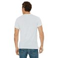 thumbnail image 4 of BELLA + CANVAS Jersey V-Neck T-Shirt for Men, Short Sleeve Cotton Tee, Ash, Size-M, 4 of 4
