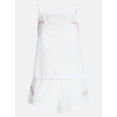 thumbnail image 6 of Joyspun Women's Sleep Cotton Cami and Shorts Set with Lace Trim, Sizes XS-3X, 6 of 6