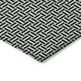 thumbnail image 4 of Addison Rugs Chantille Indoor/Outdoor Transitional Geometric Black Washable Round Rug, 8' x 8', 4 of 6