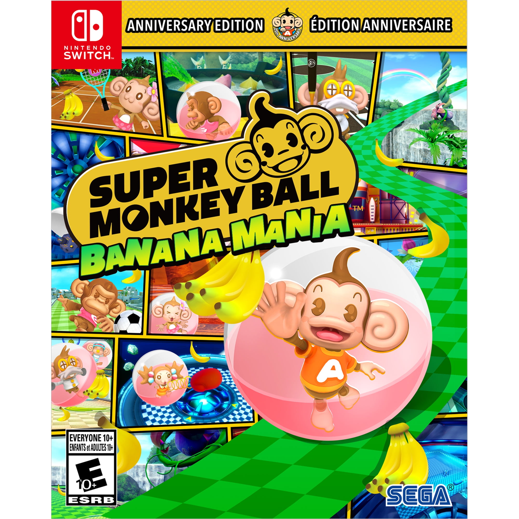 Super monkey ball banana. Супер манки Болл банана Мания. Super Monkey Ball Banana Mania обложка. Супер манки бол банана Мания логотип. Super Monkey Ball бананы.