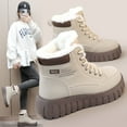 thumbnail image 2 of Botas Martin informales con forro polar de invierno, zapatos de algodón que aumentan la altura, zapatos cálidos para mujer para tiro callejero, caña alta, 2 of 5