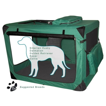 Pet Gear Portable Soft Crate-42 inches-Green