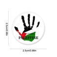 thumbnail image 4 of Broche Con Palestina Pequeño Metal para Traje Sombrero (estilo H), 4 of 4