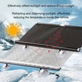 thumbnail image 3 of Sidaley Parasol para coche, 2 uds., cortina retráctil automática para parabrisas delantero/trasero, bloqueador solar plegable, cubierta parpadeante, Automoción decorativa y accesorios Gris 40*60, 3 of 6