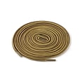 thumbnail image 1 of INSPIRE CHIC Unisex Round Rope Dual Colored Striped 1/5 Thick Boot Shoelace 70cm / 27.55" Yellow Black Brown, 1 of 4