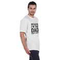 thumbnail image 2 of Inkmeso Men's Graphic Printed Because I'm The Dad That's Why Novelty Sarcastic Tshirt Crew Neck Tee For Daddy, 2 of 7