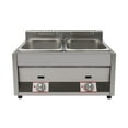 thumbnail image 2 of 2pan Commercial Gas Fryer Countertop Deep Fryer Propane(LPG) Stainless Steel, 2 of 9