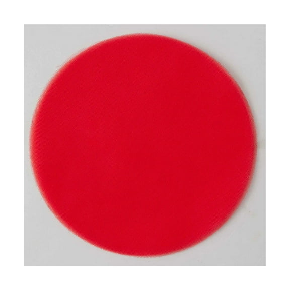 9" Red Tulle Circle - 25 Pack