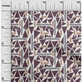 thumbnail image 1 of oneOone Organic Cotton Voile Fabric Triangle & Line Geometric Print Fabric BTY 42 Inch Wide, 1 of 4