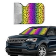 thumbnail image 4 of Bingfone Animal Paw Rainbow Car Windshield Sun Shade Protector Keep Your Vehicle Cool Sun Shield Visor Cover Foldable-Small, 4 of 9