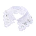 thumbnail image 3 of Abbracc Faux Colliers Mode Collier Ras du Cou pour Costumes Pulls Fournitures d'Artisanat Couture Blanc, 3 of 9
