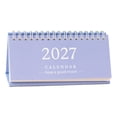 thumbnail image 6 of 2027 Desk Calendar - Muted Color Standing Flip Calendar, 6"x3" Compact Size Monthly Layouts Planning Check-in Notebook Calendar with Tear-off Pages for Office Home Worktable Daily Task Tracker, 6 of 6