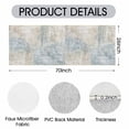 thumbnail image 5 of Washable Runner Rug 2x6 ft Non Slip Soft Low Profile Microfiber Modern Abstract Runner for Entryway, Kitchen, Hallway, Laundry, Bedroom, 5 of 6