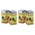 thumbnail image 1 of Grant Howard 4 Ounce Square Glass Rooster Salt and Pepper Shaker Set (2 Pack), 1 of 9