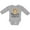 AC-Heather Grey, variant on Inktastic 1st Birthday Party Tribal Lion Boys Boys Long Sleeve Baby Bodysuit