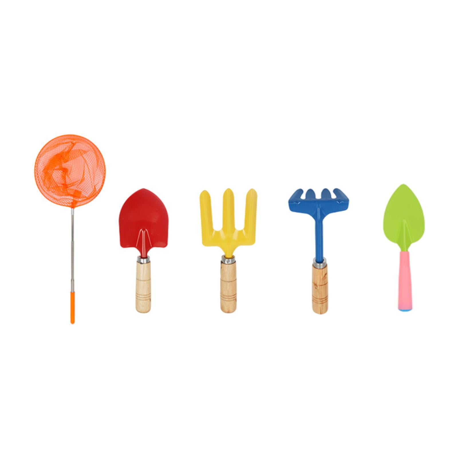 TGFIX Set De Jardinería Para Niñas Con Unicornio | 5 Herramientas Con Delantal Y Guantes | Juguete Educativo Para 3-6 Años | Regalo De Cumpleaños Y Primavera