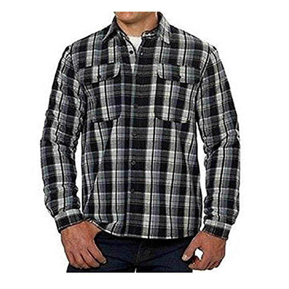 Boston Traders Men's Flannel Jacket Shirt with Fleece Lining (XX-Large ...