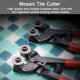 thumbnail image 5 of Alicates para cortar vidrio, alicates para mosaicos, alicates de corte duraderos de 20 * 2,2 cm para vidrio, azulejos, cerámica, bricolaje, corte, herramienta de trabajo de mosaico, 5 of 5