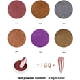 thumbnail image 6 of BISHENGYF 6 Box Chrome Nail Glitter, Holographic Classic Nail Art Powder Set, Shiny Nail Glitter Powder with Magic Mirror Finish for Nail Art Design Decoration. (07), 6 of 8