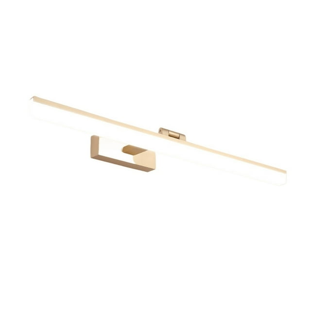 Zilai Applique Murale Miroir Moderne Salle de Bain LED 40cm 50cm Noir Or Argent