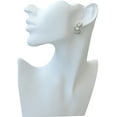 thumbnail image 4 of Time and Tru Women's Metal Gold Hoop Earring Zinc Alloy/CZ, 4 of 5