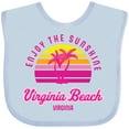thumbnail image 3 of Inktastic Summer Enjoy the Sunshine Virginia Beach Virginia in Pink Boys or Girls Baby Bib, 3 of 4