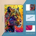 thumbnail image 2 of Spiral Notebook,Double-Wire Spiral College Lined Journal Notebook for Study and Notes,100 Pages,5.71x 8.26 in - Colorful Leopard in Pop - art Style, 2 of 7