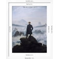 thumbnail image 5 of Art.com Caspar Friedrich Wanderer Above the Sea of Fog Art Print, White Frame Wall Art, 32" x 40", 5 of 5