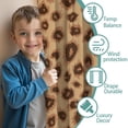 thumbnail image 3 of Blackout Kids Curtains,Leopard Print Childrens Insulated Curtains Set Of 2,Bedroom Essentials,Toddler Room Decor 42"x63"(106x160cm), 3 of 4