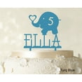 thumbnail image 1 of Custom Birthday Cake Topper Personalized Turquoise Blue Cake Topper Color Option Available 5-7 Inches Wide, 1 of 1