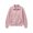 Pink, variant on Women's Waffle Knit Zip-Up Jackets Fall Lapel Collar Long Sleeve Fashion Going Out Casual Loose Coats S-XXL