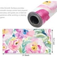 thumbnail image 2 of Floral Desk Mat, Extended Gaming Mouse Pad Large 31.5" x 15.7" XL Keyboard Pad Matt with Stitched Edges, Computer Laptop Desk Pad for Office Home Desktop Laptop Women, Pink Colorful Peony, 2 of 6