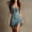 Light Blue, variant on Women's Fringe Mini Dress with Zip-Front and Suede Texture, Western Retro Bohemian Style, Sleeveless Slim Fit Bodycon, Music Festival Party Outfit for Women