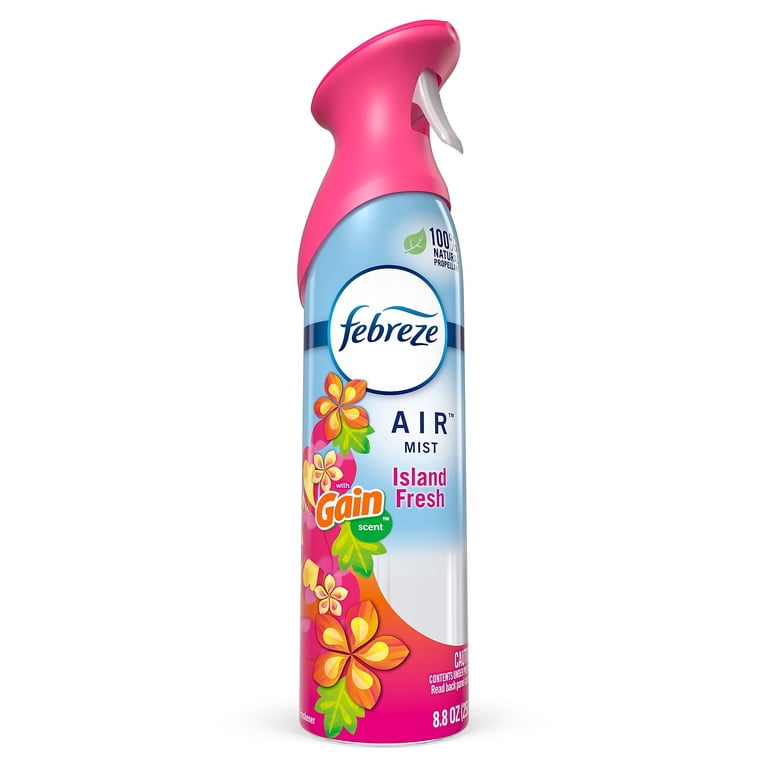 Febreze Air Mist Odor-Fighting Air Freshener, Gain Island Fresh