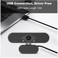 thumbnail image 6 of Webcam with Microphone,1080P Full HD Web Cam,USB Web Camera Computer HD Streaming Webcam for PC & Notebook computer, 6 of 6