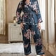 thumbnail image 3 of Pijamas de talla grande para mujer, ropa de dormir para mujer, cárdigan con cordones, pijama informal suelto para el hogar, traje para mujer WD.WDQZL Hogar, 3 of 4