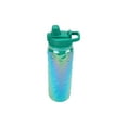 thumbnail image 4 of Mainstays 24-Ounce Plastic Prism Textured Water Bottle, Green, 4 of 5