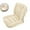 White, variant on VQPeo Desk Chair Cushion Office Chair Cushion Seat Cushion with Back Plush Chair Cushion with Ties Soft Seat Pad Backrest for Rocking Chairs