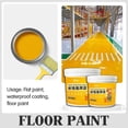 thumbnail image 3 of 300g Waterproof Water-Based Epoxys Floor Paint Versatile Quick Drying Floor Paint for Home Garage, 3 of 5