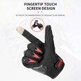 thumbnail image 5 of BSDDP Motorcycle Riding Gloves Rider Anti-slip Anti-drop Breathable Outdoor Full Finger Touch Screen Gloves, 5 of 5