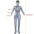thumbnail image 4 of 165cm Inflatable Full Body Female Model Mannequin With Arm Show Casement Display, 4 of 7