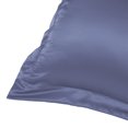 thumbnail image 4 of Unique Bargains 2-Pack Satin Silk Pillow Shams Slate Gray European, 4 of 8