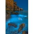 thumbnail image 2 of Zhu, Hua 23x32 White Modern Wood Framed Museum Art Print Titled - Bioluminescent Bay, 2 of 4