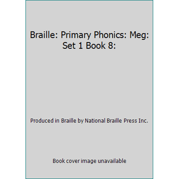 Pre-Owned Braille: Primary Phonics: Meg: Set 1 Book 8: (Paperback) 0838803687 9780838803684