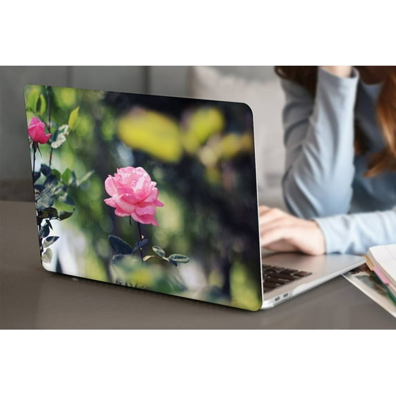 KSK KAISHEK Protective Case Hard Cover Compatible 2016-2021 2022 2023 Rel. Newest MacBook Pro 13" + Black Keyboard Cover Model: A1706&A1708&A1989&A2159&A2251&A2289&A2338 M1 Flower 0553