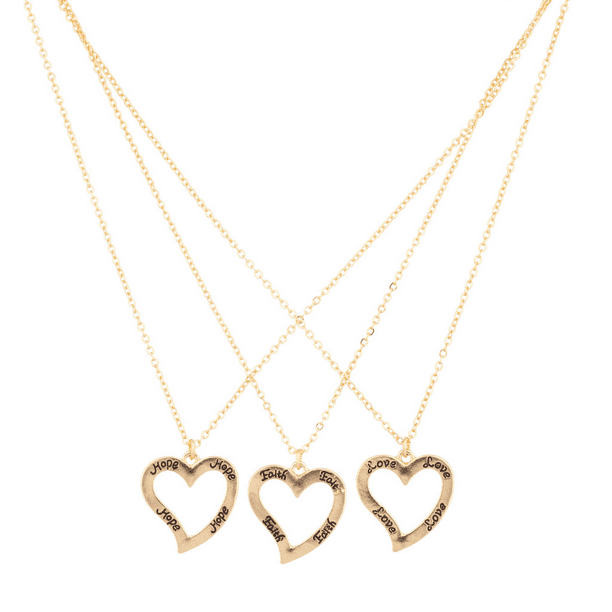 Lux Accessories Lux Accessories Faith Hope Love Multi Heart Best Friends Bff 3 Pc Necklace Set Walmart Com Walmart Com Lux Accessories Lux Accessories Faith Hope Love Multi Heart Best Friends Bff 3 Pc Necklace Set Walmart Com Walmart Com