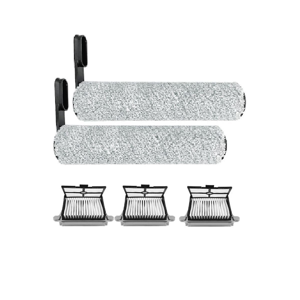 Accesorios Aspiradora JORAIR Floor One S5 Combo - Rodillo De Repuesto Y Filtro HEPA Adecuado Para Aspiradoras Tineco Floor One S5 Combo (2 Rodillos De Cepillo Y 2 Filtros De Aspiradora Floor Cleaner
