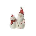 thumbnail image 1 of Led Snowman And Santa Figurine, 1 of 3