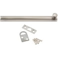 thumbnail image 4 of Door Surface Bolt, 6 Inches, Satin Nickel by Stone Harbor Hardware, 4 of 9