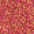 thumbnail image 1 of Ahgly Company Machine Washable Indoor Square Transitional Bright Orange Area Rugs, 6' Square, 1 of 7